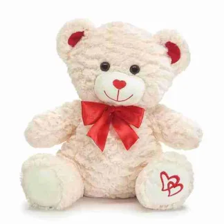VALENTINE BEAR WITH HEART SHAPE NOSE