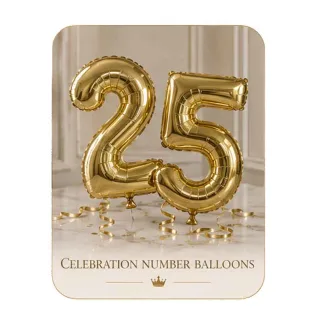 Celebration Number Balloons